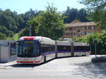 (173'747) - VBL Luzern - Nr. 242 - Hess/Hess Doppelgelenktrolleybus am 8. August 2016 in Luzern, Maihof