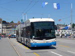 (173'801) - VBL Luzern - Nr. 211 - Hess/Hess Gelenktrolleybus am 8. August 2016 in Luzern, Bahnhofbrcke