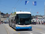 (173'814) - VBL Luzern - Nr. 218 - Hess/Hess Gelenktrolleybus am 8. August 2016 in Luzern, Bahnhofbrcke