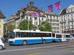 VBL Luzern/551039/179406---vbl-luzern---nr (179'406) - VBL Luzern - Nr. 279 - NAW/R&J-Hess Trolleybus am 10. April 2017 in Luzern, Schwanenplatz