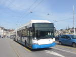 (223'805) - VBL Luzern - Nr. 201 - Hess/Hess Gelenktrolleybus am 26. Februar 2021 in Luzern, Bahnhofbrcke