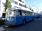 VBL Luzern/863099/266719---vbl-luzern-vbl-historic-- (266'719) - VBL Luzern (vbl-historic) - Nr. 25 - FBW/FFA Trolleybus am 7. September 2024 in Luzern, Depot