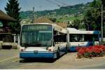 (054'102) - VMCV Clarens - Nr. 9 - Van Hool Gelenktrolleybus am 22. Juni 2002 in Vevey, Funi