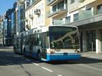 (147'351) - VMCV Clarens - Nr. 9 - Van Hool Gelenktrolleybus am 22. September 2013 in Montreux, Escaliers de la Gare