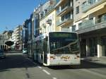 (147'353) - VMCV Clarens - Nr. 10 - Van Hool Gelenktrolleybus am 22. September 2013 in Montreux, Escaliers de la Gare