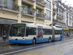 (170'162) - VMCV Clarens - Nr. 1 - Van Hool Gelenktrolleybus am 18. April 2016 in Montreux, Escaliers de la Gare