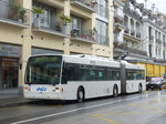 (170'173) - VMCV Clarens - Nr. 10 - Van Hool Gelenktrolleybus am 18. April 2016 in Montreux, Escaliers de la Gare