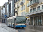 (170'176) - VMCV Clarens - Nr. 1 - Van Hool Gelenktrolleybus am 18. April 2016 in Montreux, Escaliers de la Gare