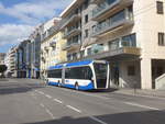 VMCV Clarens/693743/215156---vmcv-clarens---nr (215'156) - VMCV Clarens - Nr. 804 - Van Hool Gelenktrolleybus am 14. Mrz 2020 in Montreux, Escaliers de la Gare