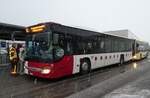 (283'851) - Wieland, Murten - Nr. 58/FR 300'636 - Setra am 10. Januar 2026 beim Bahnhof Frutigen