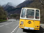 FBW/811286/248727---wittwer-chur---gr (248'727) - Wittwer, Chur - GR 16'004 - FBW/Gangloff (ex Eggenberger, M�riken; ex AVG Grindelwald Nr. 11; ex P 24'170) am 16. April 2023 in Soazza, Grotto Verbi