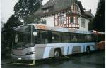 (072'902) - AAR bus+bahn, Aarau - Nr. 160/AG 255'180 - Scania/Hess am 2. Dezember 2004 beim Bahnhof Aarau