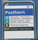 neuenhof-4/750741/217394---a-welle-haltestellenschild---neueunhof-posthorn (217'394) - A-welle-Haltestellenschild - Neueunhof, Posthorn - am 30. Mai 2020