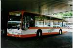 (048'326) - VBH Herisau - Nr. 1/AR 20'557 - Mercedes am 17. Juli 2001 beim Bahnhof Herisau