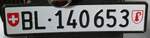 (286'190) - Nummernschild - BL 140'653 - am 16.