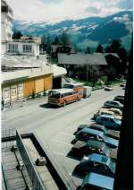 (000'303) - AFA Adelboden - Nr. 9/BE 19'692 - FBW/Vetter-R&J Anderthalbdecker im Mai 1986 in Adelboden, Landstrasse