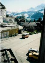 (000'305) - AFA Adelboden - Nr. 5/BE 26'974 - Mercedes (ex Balmer, Grindelwald) im Mai 1986 in Adelboden, Landstrasse