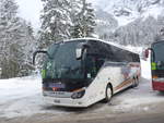 Adelboden/646800/200949---eurobus-bern---nr (200'949) - Eurobus, Bern - Nr. 2/BE 379'902 - Setra am 12. Januar 2019 in Adelboden, Unter dem Birg