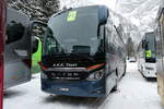 (283'948) - A.N.K. Tours, Liestal - BL 7777 - Setra am 10. Januar 2026 in Adelboden, Unter dem Birg