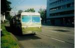 (015'200B) - SVB Bern - Nr. 29 - FBW/SWS-Gangloff Gelenktrolleybus am 11. September 1996 in Bern, Inselspital