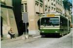 (019'121) - SVB Bern - Nr. 66 - Volvo/Hess Gelenktrolleybus am 5. September 1997 in Bern, Rathaus