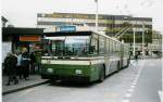 Bern/211556/022213---svb-bern---nr (022'213) - SVB Bern - Nr. 34 - FBW/Gangloff Gelenktrolleybus am 16. Mrz 1998 beim Bahnhof Bern