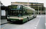 Bern/211558/022216---svb-bern---nr (022'216) - SVB Bern - Nr. 3 - NAW/Hess Gelenktrolleybus am 16. Mrz 1998 beim Bahnhof Bern