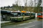 (029'332) - SVB Bern - Nr. 55 - FBW/Gangloff Gelenktrolleybus am 16. Februar 1999 in Bern, Bmpliz