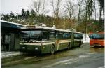 (029'335) - SVB Bern - Nr. 45 - FBW/R&J Gelenktrolleybus am 16. Februar 1999 in Bern, Bmpliz