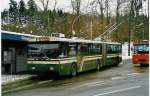 (029'401) - SVB Bern - Nr. 57 - FBW/Hess Gelenktrolleybus am 16. Februar 1999 in Bern, Bmpliz