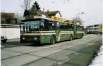 (029'736) - SVB Bern - Nr. 61 - FBW/Hess Gelenktrolleybus am 1. Mrz 1999 in Bern, Bmpliz