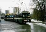 (029'737) - SVB Bern - Nr. 61 - FBW/Hess Gelenktrolleybus am 1. Mrz 1999 in Bern, Bmpliz