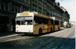 (031'825) - SVB Bern - Nr. 66 - Volvo/Hess Gelenktrolleybus am 5. Juni 1999 in Bern, Brenplatz