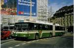 (059'107) - SVB Bern - Nr. 58 - FBW/Hess Gelenktrolleybus am 1. Mrz 2003 beim Bahnhof Bern