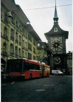 Bern/255778/065921---bernmobil-bern---nr (065'921) - Bernmobil, Bern - Nr. 9 - NAW/Hess Gelenktrolleybus am 7. Mrz 2004 in Bern, Zytglogge