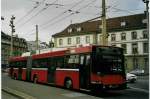(066'001) - Bernmobil, Bern - Nr. 8 - NAW/Hess Gelenktrolleybus am 8. Mrz 2004 beim Bahnhof Bern