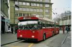 (066'009) - Bernmobil, Bern - Nr. 56 - FBW/Hess Gelenktrolleybus am 8. Mrz 2004 beim Bahnhof Bern