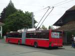 (140'130) - Bernmobil, Bern - Nr. 1 - NAW/Hess Gelenktrolleybus am 24. Juni 2012 in Bern, Zentrum Paul Klee