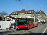 (143'215) - Bernmobil, Bern - Nr. 5 - NAW/Hess Gelenktrolleybus am 19. Februar 2013 in Bern, Schanzenstrasse