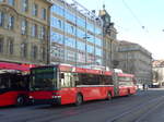 Bern/544549/178704---bernmobil-bern---nr (178'704) - Bernmobil, Bern - Nr. 3 - NAW/Hess Gelenktrolleybus am 20. Februar 2017 beim Bahnhof Bern