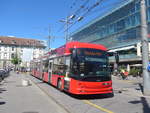Bern/708409/219190---bernmobil-bern---nr (219'190) - Bernmobil, Bern - Nr. 45 - Hess/Hess Doppelgelenktrolleybus am 27. Juli 2020 beim Bahnhof Bern
