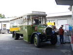 Bern/863651/266962---svb-bern-bernmobil-historique (266'962) - SVB Bern (Bernmobil historique) - Nr. 5/BE 29'005 - Saurer am 14. September 2024 in Bern, Garage Europaplatz