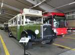 Bern/863654/266965---svb-bern-bernmobil-historique (266'965) - SVB Bern (Bernmobil historique) - Nr. 7 - Saurer/R&Str. am 14. September 2024 in Bern, Garage Europaplatz