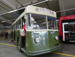 Bern/863658/266969---svb-bern-bernmobil-historique (266'969) - SVB Bern (Bernmobil historique) - Nr. 50 - Saurer/Gangloff am 14. September 2024 in Bern, Garage Europaplatz