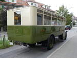 Bern/863803/267011---svb-bern-bernmobil-historique (267'011) - SVB Bern (Bernmobil historique) - Nr. 5/BE 29'005 - Saurer am 14. September 2024 in Bern, Bachmtteli