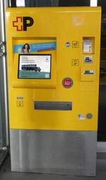 (267'044) - PostAuto-Billetautomat am 14. September 2024 in Bern, Postautostation