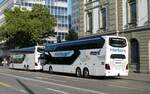 (278'677) - Intertours, Domdidier - FR 300'550 - Setra am 9. August 2025 beim Bahnhof Bern