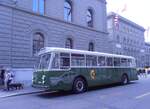 (290'037) - SVB Bern (Bernmobil historique) - Nr. 91/BE 27'091 - Saurer/R&J am 1. August 2026 in Bern, Bundeshaus