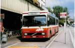 (033'129) - ABM Meinisberg - Nr. 2/BE 281'744 - Volvo/R&J am 5. Juli 1999 beim Bahnhof Biel