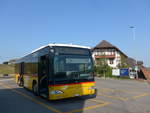 (195'537) - PostAuto Bern - Nr. 536/BE 734'536 - Mercedes am 5. August 2018 beim Bahnhof Biglen